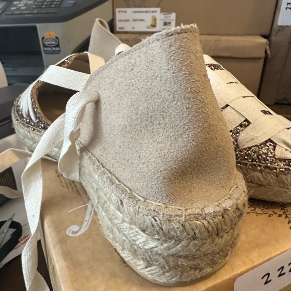 #222 ❤️ BRAND NEW IN BOX FREE PEOPLE HEAT WAVE WRAP ESPARDILLES SIZE 42/11 - Picture 9 of 9